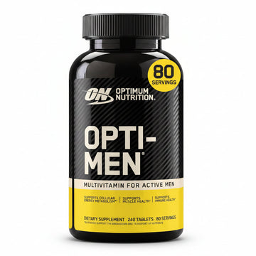 Optimum Nutrition Opti-Men, Vitamin C, Zinc and Vitamin D, E, B12 for Immune Support Mens Daily Multivitamin Supplement, 240 Count (Packaging May Vary)